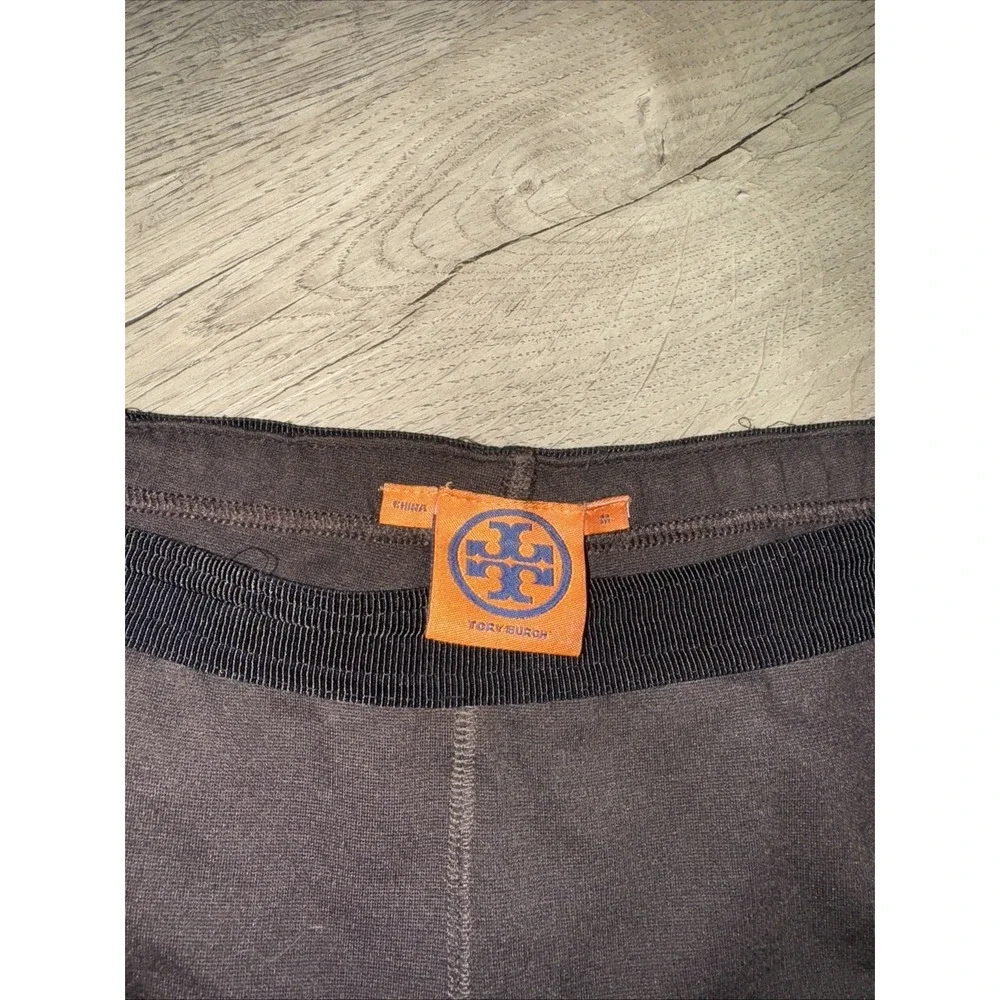 Tory Burch Dark Brown Riding Trousers with Leather Knee Patches
